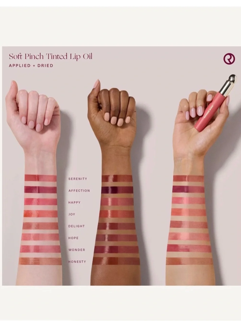 Rare Beauty Soft Pinch Tinted Lip Oil-Wonder NWT